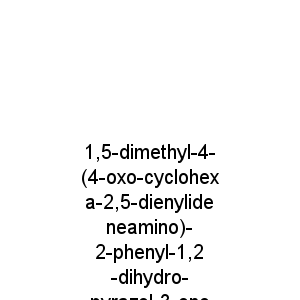 1,5-dimethyl-4-(4-oxo-cyclohexa-2,5-dienylideneamino)- 2-phenyl-1,2-dihydro-pyrazol-3-one